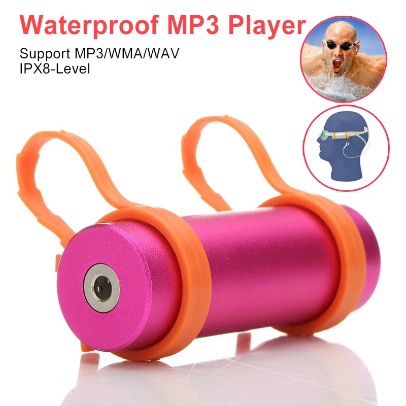 Waterproof MP3 Player Earphone Built-in Swimming Diving Sports MP3 Players USB Charging Cable 4G/8G Optional
Waterproof MP3 Player Earphone Built-in Swimming Diving Sports MP3 Players USB Charging Cable 4G/8G Optional