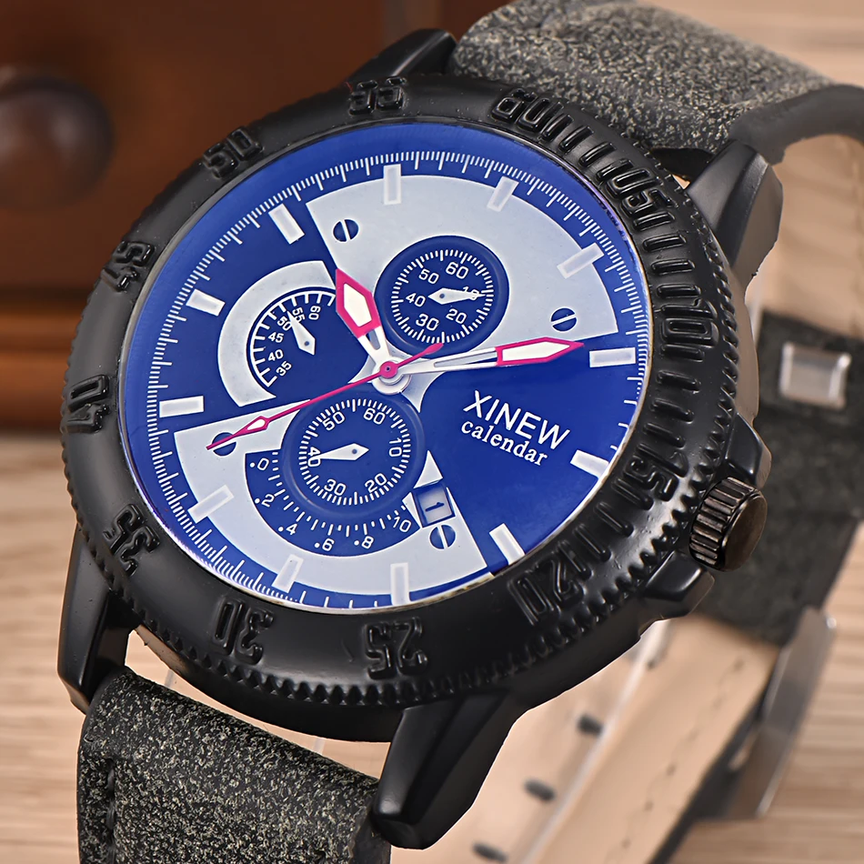 XINEW Brand Original Fashion Design Watches Men Leather Band Casual Quartz Watch Relogio Masculino Marca Original Esportivo 2018
XINEW Brand Original Fashion Design Watches Men Leather Band Casual Quartz Watch Relogio Masculino Marca Original Esportivo 2018
