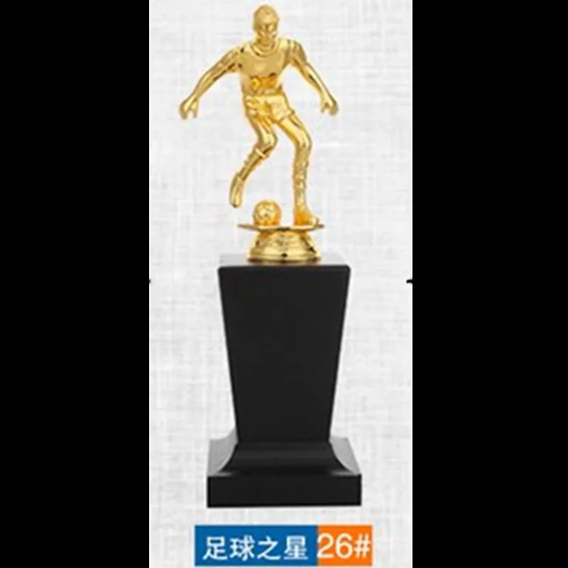 1 pcs The Trophy gold plated footabll soccer basketball volleyball rider runner golf non magnetic Trophy medal badge sport gift
1 pcs The Trophy gold plated footabll soccer basketball volleyball rider runner golf non magnetic Trophy medal badge sport gift
