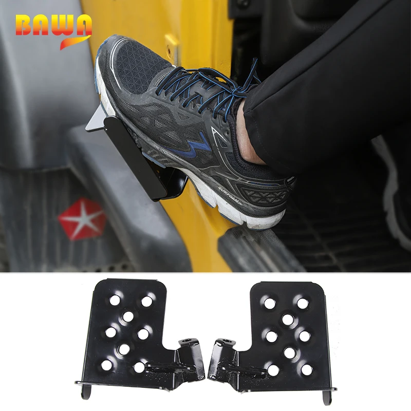 BAWA Exterior Door Panels for Jeep Wrangler TJ 1997-2006 Second Generation Metal Foot Pegs Rest Pedal Accessories
BAWA Exterior Door Panels for Jeep Wrangler TJ 1997-2006 Second Generation Metal Foot Pegs Rest Pedal Accessories