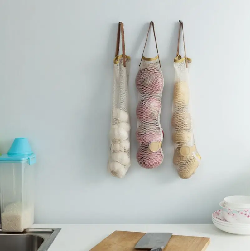 Vegetable Storage Bag Onion Potato Saver Trash Bags Pepper Waste Holder Garbage Garlic Ginger Mesh Holder LX6514
Vegetable Storage Bag Onion Potato Saver Trash Bags Pepper Waste Holder Garbage Garlic Ginger Mesh Holder LX6514