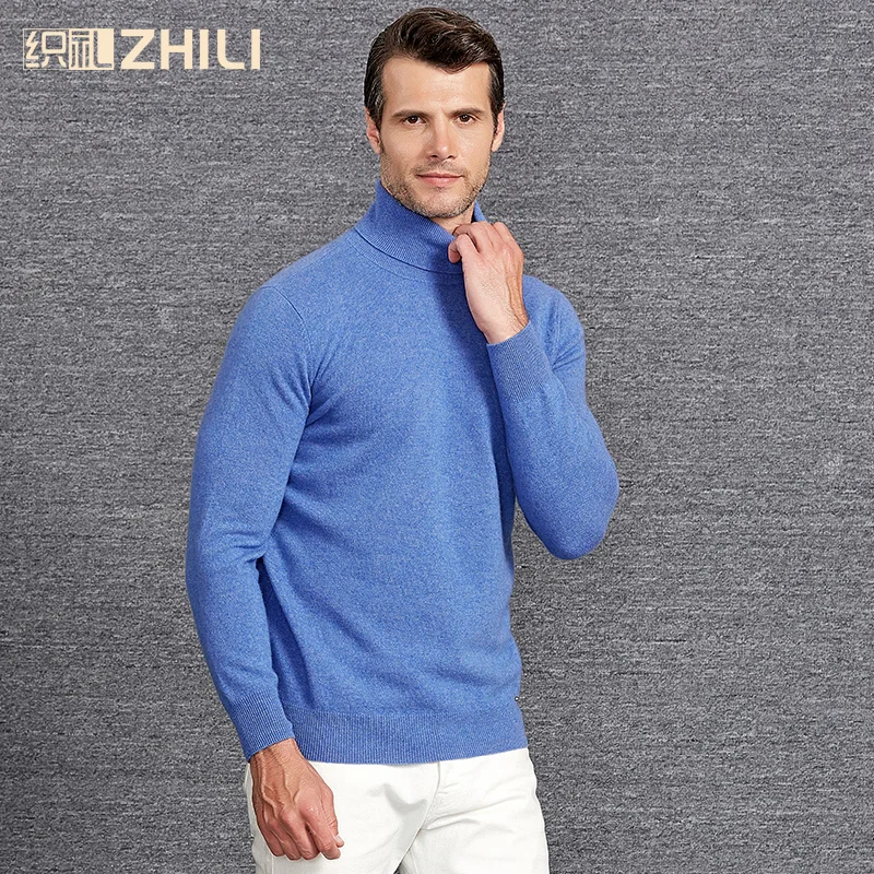 2018 High Quality Winter Warm 100% Cashmere Sweater Men Turtleneck Brand Sweaters Slim Fit Pullover Knitwear Double Collar
2018 High Quality Winter Warm 100% Cashmere Sweater Men Turtleneck Brand Sweaters Slim Fit Pullover Knitwear Double Collar