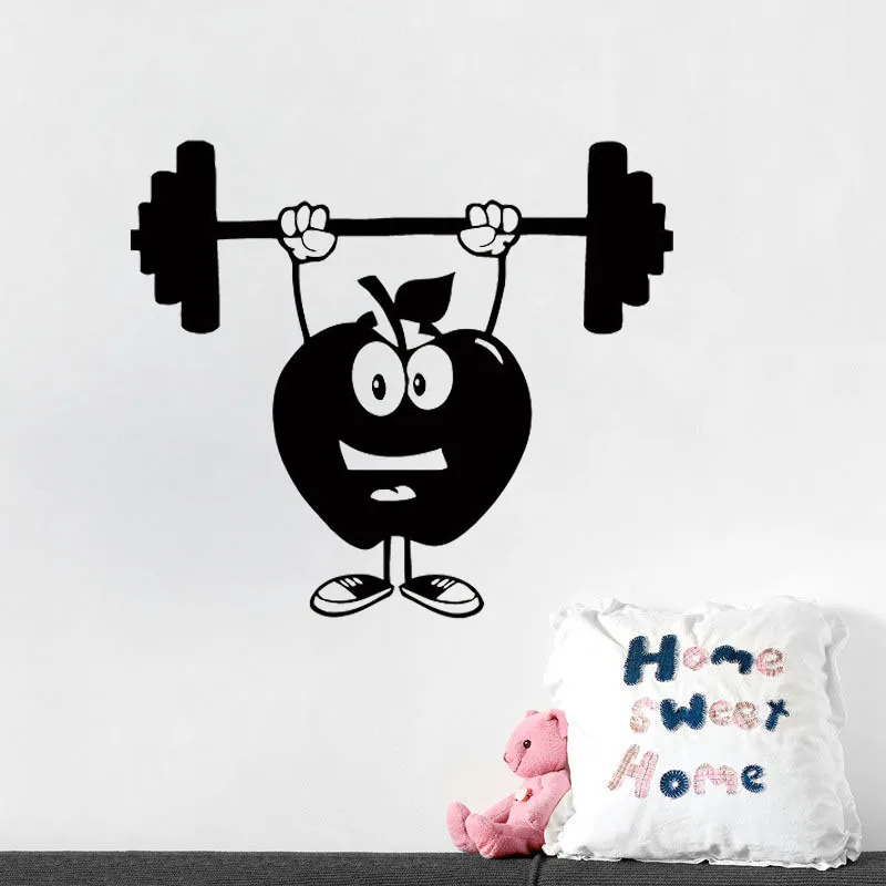 ZOOYOO Fitness Wall Stickers Kids Bedroom Creative Apples With Crossbar Wall Decals Adhesive Waterproof Vinyl
ZOOYOO Fitness Wall Stickers Kids Bedroom Creative Apples With Crossbar Wall Decals Adhesive Waterproof Vinyl