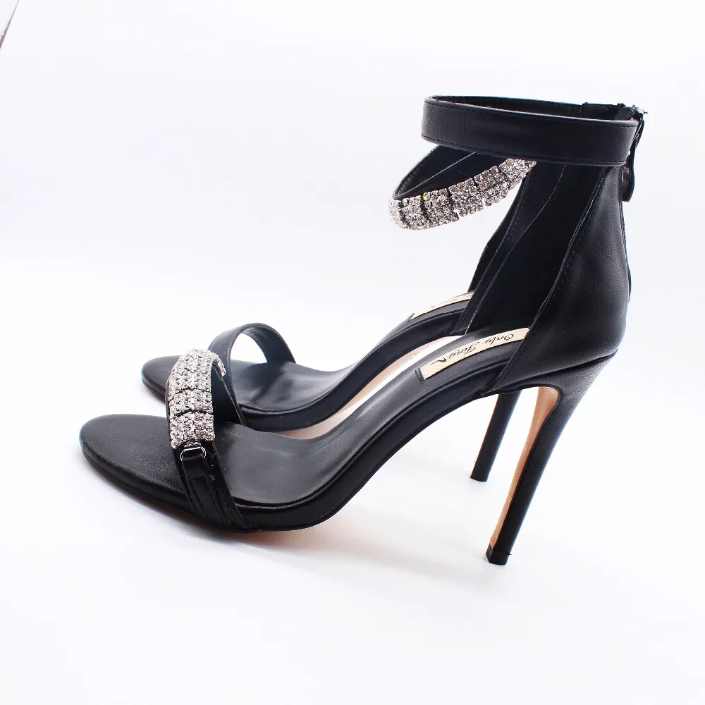 Free shipping fashion women Pumps Black matt leather crystal strappy ankle high heels shoes Stiletto Heels 10cm
Free shipping fashion women Pumps Black matt leather crystal strappy ankle high heels shoes Stiletto Heels 10cm