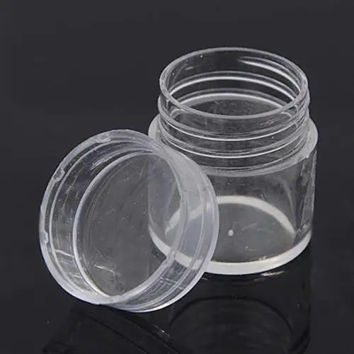 12pcs Clear Column Plastic Beads Storage Box Containers for Jewelry Packaging 25x28mm
12pcs Clear Column Plastic Beads Storage Box Containers for Jewelry Packaging 25x28mm