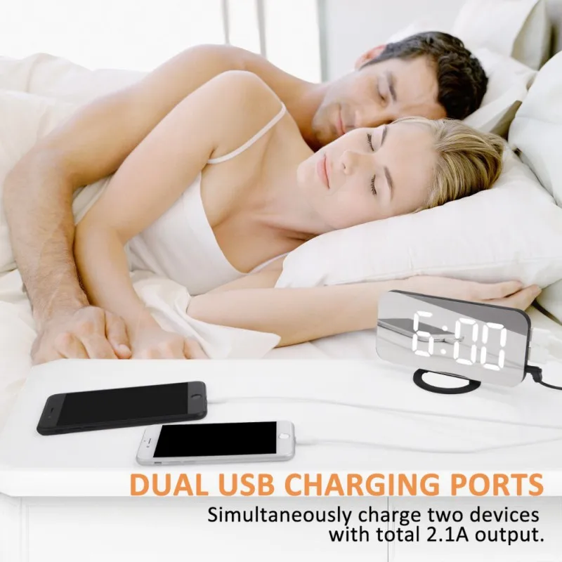 2018 New Creative Timers Mobile Phone Charging Snooze Alarm Clock HD LED Digital
2018 New Creative Timers Mobile Phone Charging Snooze Alarm Clock HD LED Digital
