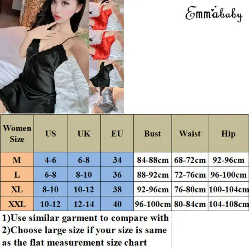 2019 The New Hot Selling Sexy Women Satin Lace Sleepwear Nightdress Lingerie Night Skirt Plus Size
2019 The New Hot Selling Sexy Women Satin Lace Sleepwear Nightdress Lingerie Night Skirt Plus Size