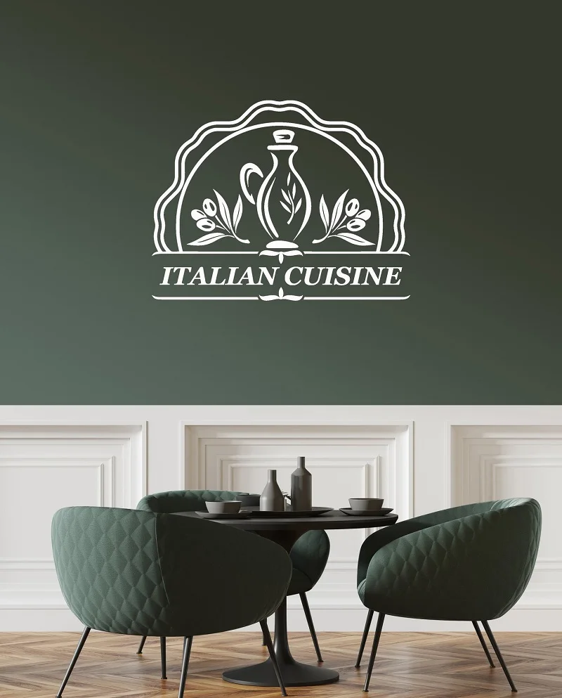 Vinyl Wall Decal Italian Cuisine Food Italia Restaurant Kitchen Decoration Stickers Mural CT13 
Vinyl Wall Decal Italian Cuisine Food Italia Restaurant Kitchen Decoration Stickers Mural CT13