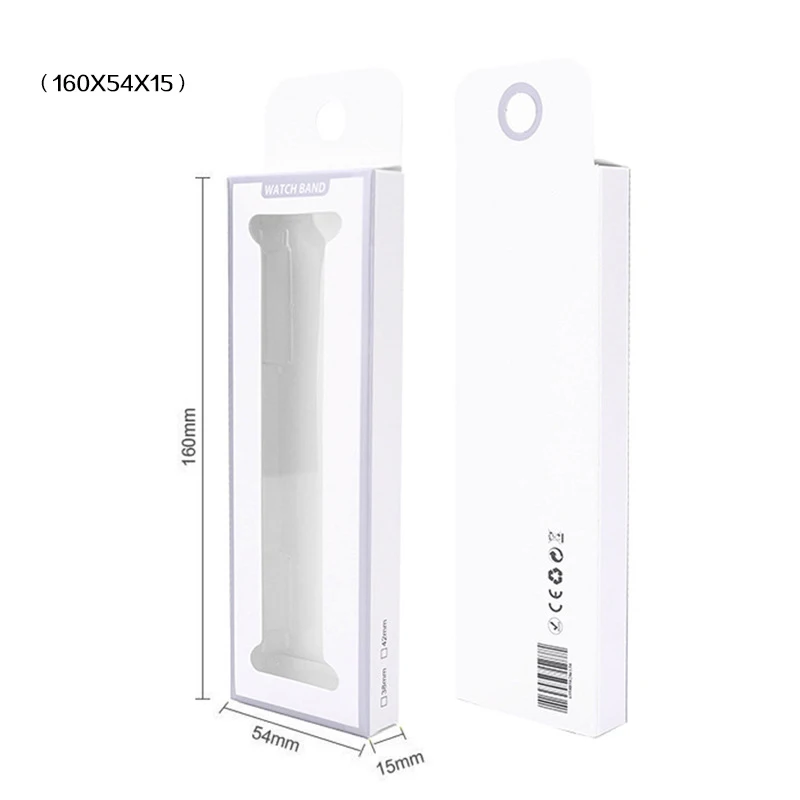 20Pcs Simple Portable Strap Pack Box For Apple Watch Band Package Box Series Suitable for Leather Silicone Nylon Milanese
20Pcs Simple Portable Strap Pack Box For Apple Watch Band Package Box Series Suitable for Leather Silicone Nylon Milanese