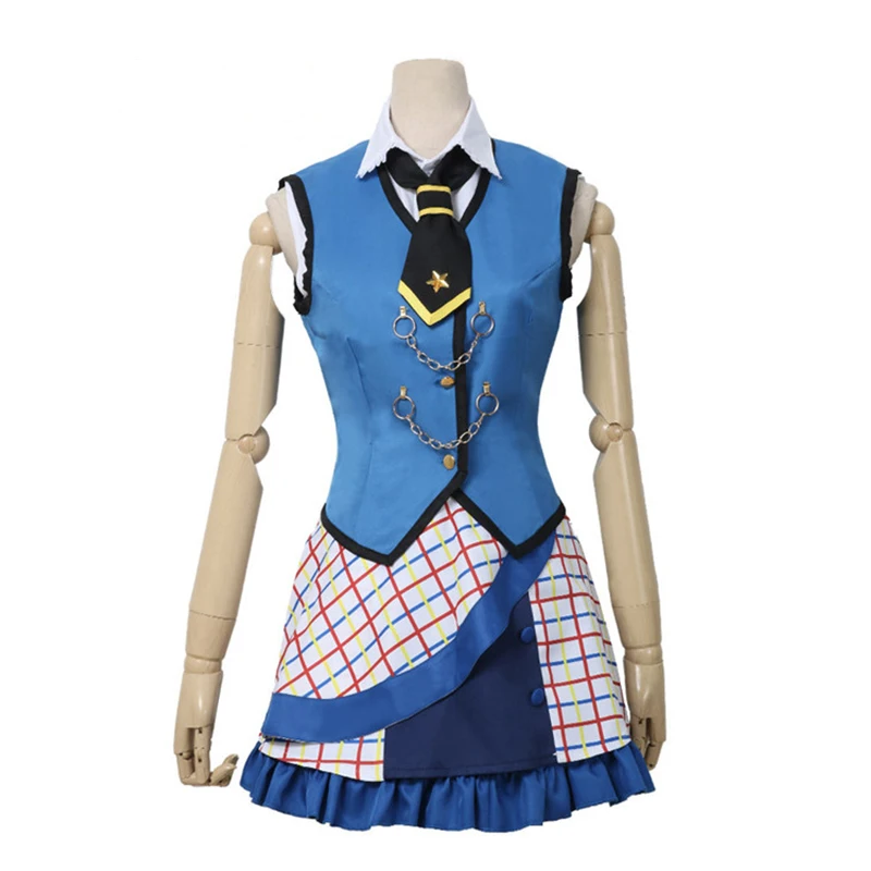 ROLECOS аниме BanG Dream! Женский костюм для косплея Poppin Party Tae Hanazono |