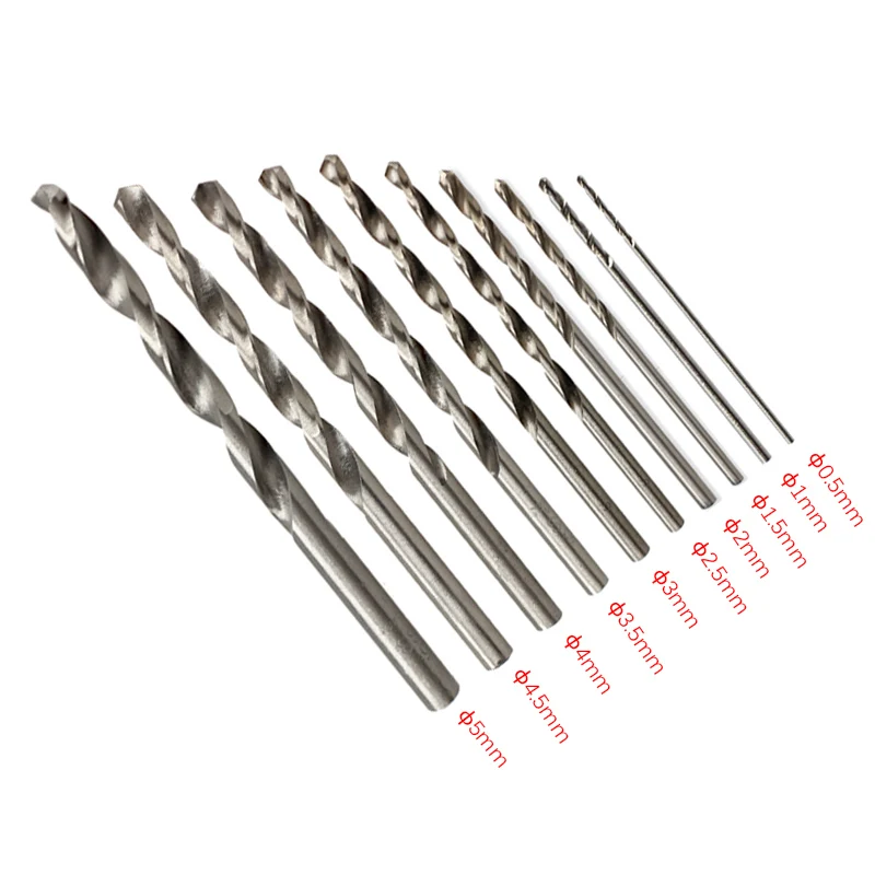 HOT 10Pcs Micro HSS Twist Drilling Auger Bit Set for Electrical Drill Tools Kit NDS66
HOT 10Pcs Micro HSS Twist Drilling Auger Bit Set for Electrical Drill Tools Kit NDS66