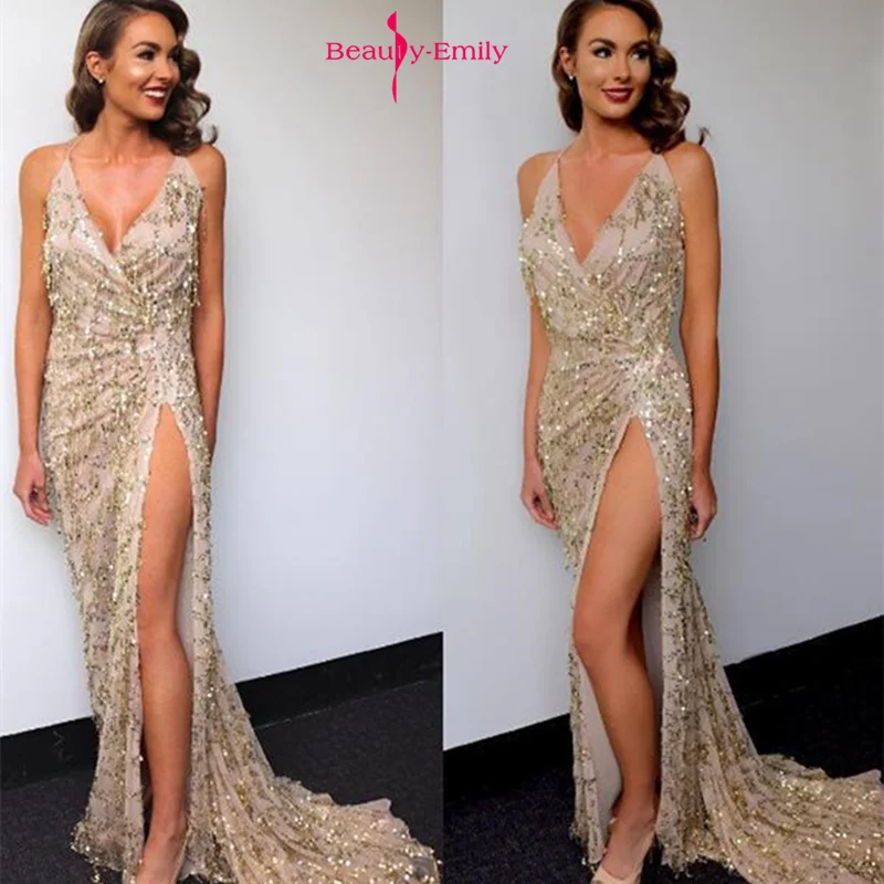 Женское вечернее платье на бретельках Beauty Emily, длинное кружевное платье без рукавов с V-образным вырезом и разрезом спереди, с открытой спино...
Женское вечернее платье на бретельках Beauty Emily, длинное кружевное платье без рукавов с V-образным вырезом и разрезом спереди, с открытой спино...