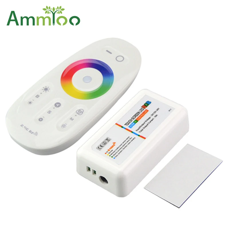 AmmToo DC12-24V 18A RGB Led Controller 2.4G Touch Screen RF Remote Controller for 5050 3528 2835 3014 RGB Led Strip
AmmToo DC12-24V 18A RGB Led Controller 2.4G Touch Screen RF Remote Controller for 5050 3528 2835 3014 RGB Led Strip
