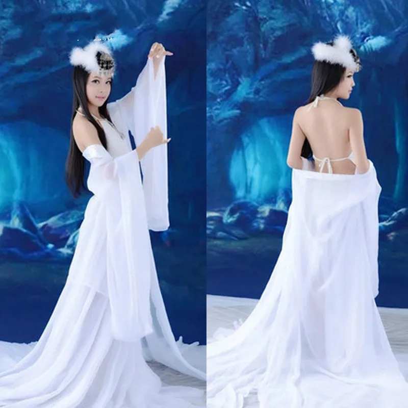 Sexy Dance Dress Suit Costumes Tang Hanfu Chinese Ancient Clothing Fairy Costume Gorgeous Princess Costume Chinese Folk Dance
Sexy Dance Dress Suit Costumes Tang Hanfu Chinese Ancient Clothing Fairy Costume Gorgeous Princess Costume Chinese Folk Dance