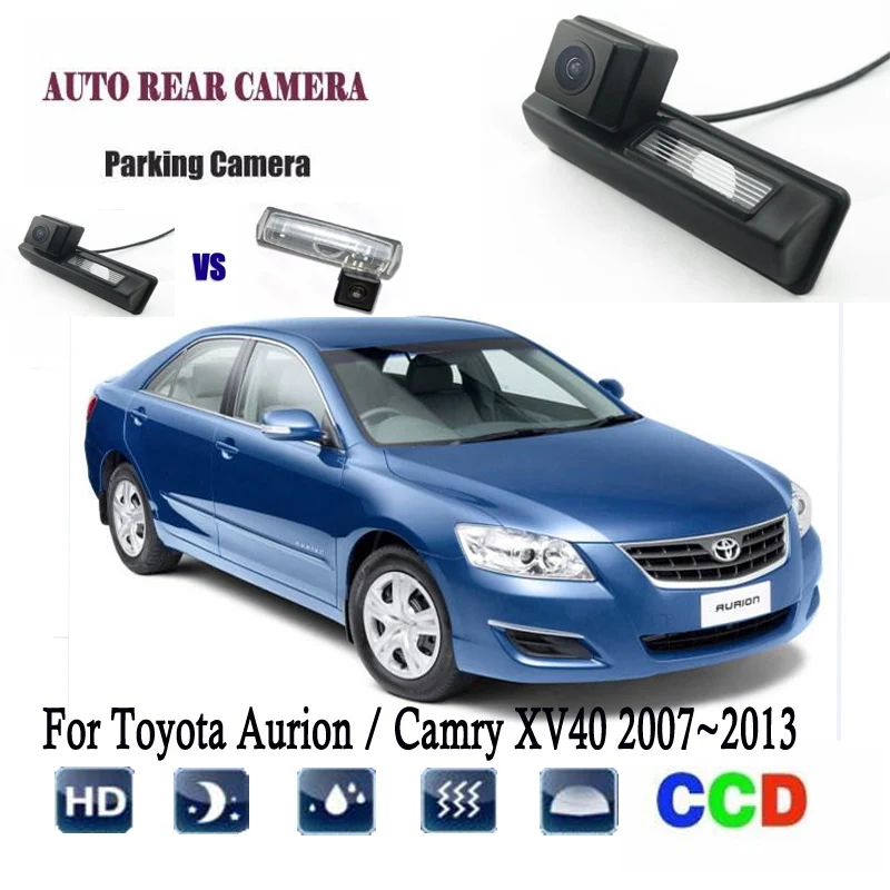 

Reversing camera For Toyota Aurion/Camry XV40 2007~2013/2008 2011 2012/CCD/Night Vision license plate camera Car rear camera
