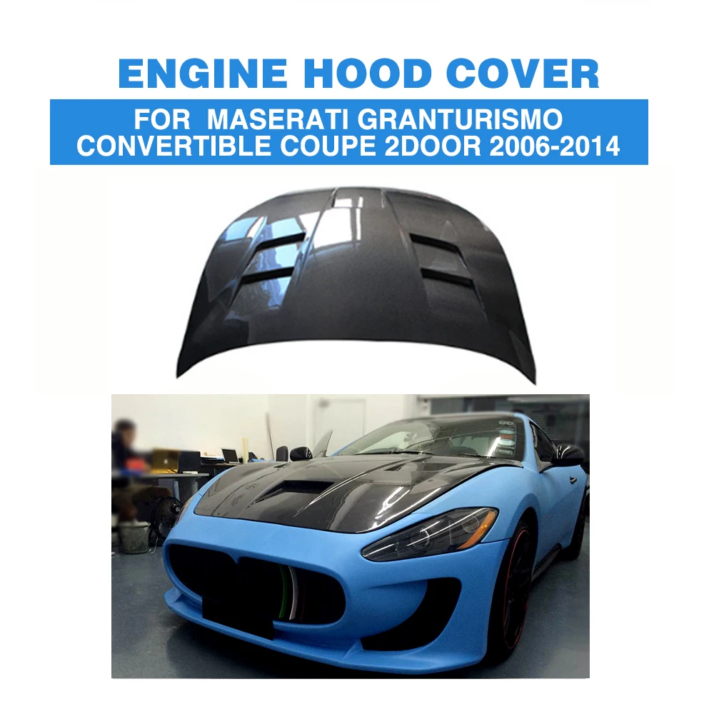 Carbon Fiber Engine Hood Cover Auto machine Cap For Maserati GranTurismo Convertible Coupe 2Door 2006-2014
Carbon Fiber Engine Hood Cover Auto machine Cap For Maserati GranTurismo Convertible Coupe 2Door 2006-2014