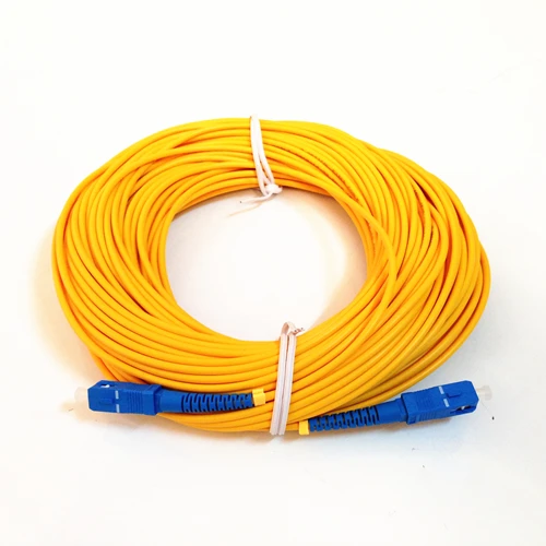Free Shipping Optical Fiber Jumper SC-SC SM SX 3mm 50M 9/125um 50 Meters SC/UPC Fiber Optic Patch Cord
Free Shipping Optical Fiber Jumper SC-SC SM SX 3mm 50M 9/125um 50 Meters SC/UPC Fiber Optic Patch Cord