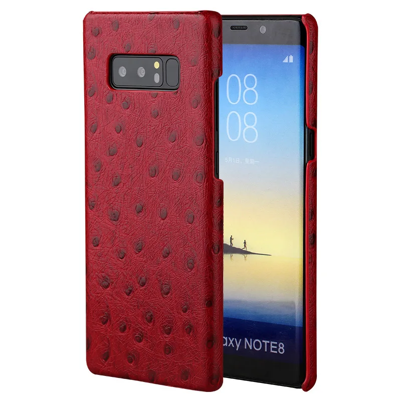 Чехол из натуральной кожи для телефона Samsung S6, S7 Edge, S8, S9 Plus, Note 8, 9, чехол с текстурой страуса для A3, A5, A7, A8, J5, J7 2017, чехол
Чехол из натуральной кожи для телефона Samsung S6, S7 Edge, S8, S9 Plus, Note 8, 9, чехол с текстурой страуса для A3, A5, A7, A8, J5, J7 2017, чехол