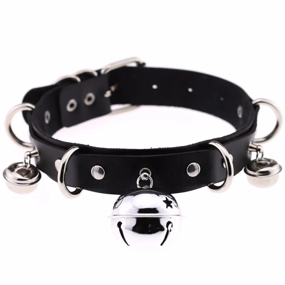 KMVEXO Trendy Punk Leather Choker Necklace Multilayer Bells Metal Chocker Collar Necklace Handmade Boho Gothic Costume Jewelry
KMVEXO Trendy Punk Leather Choker Necklace Multilayer Bells Metal Chocker Collar Necklace Handmade Boho Gothic Costume Jewelry