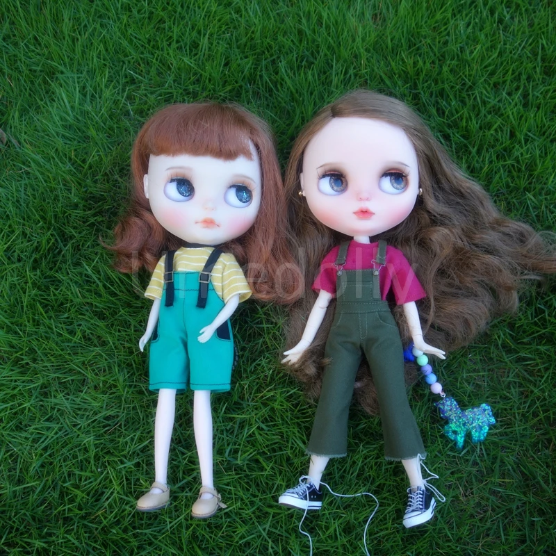 1 шт. модный короткий комбинезон высокого качества для кукол Blyth 1/6 одежда Licca Azone S