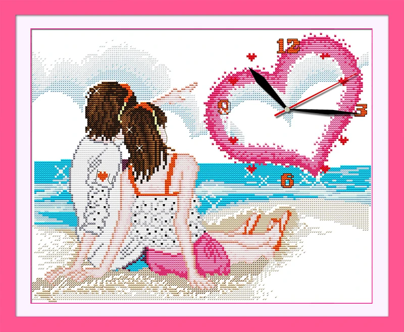 Lover sea clock dial cross stitch kit 14ct 11ct Печать холст настенные часы Вышивка Сделай Сам ручная работа рукоделие
Lover sea clock dial cross stitch kit 14ct 11ct Печать холст настенные часы Вышивка Сделай Сам ручная работа рукоделие
