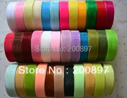 solid color 1 inch 25mm ribbon organza roll 50yards/roll 5rolls 250yards total wedding decoration uses mix colors choice
solid color 1 inch 25mm ribbon organza roll 50yards/roll 5rolls 250yards total wedding decoration uses mix colors choice