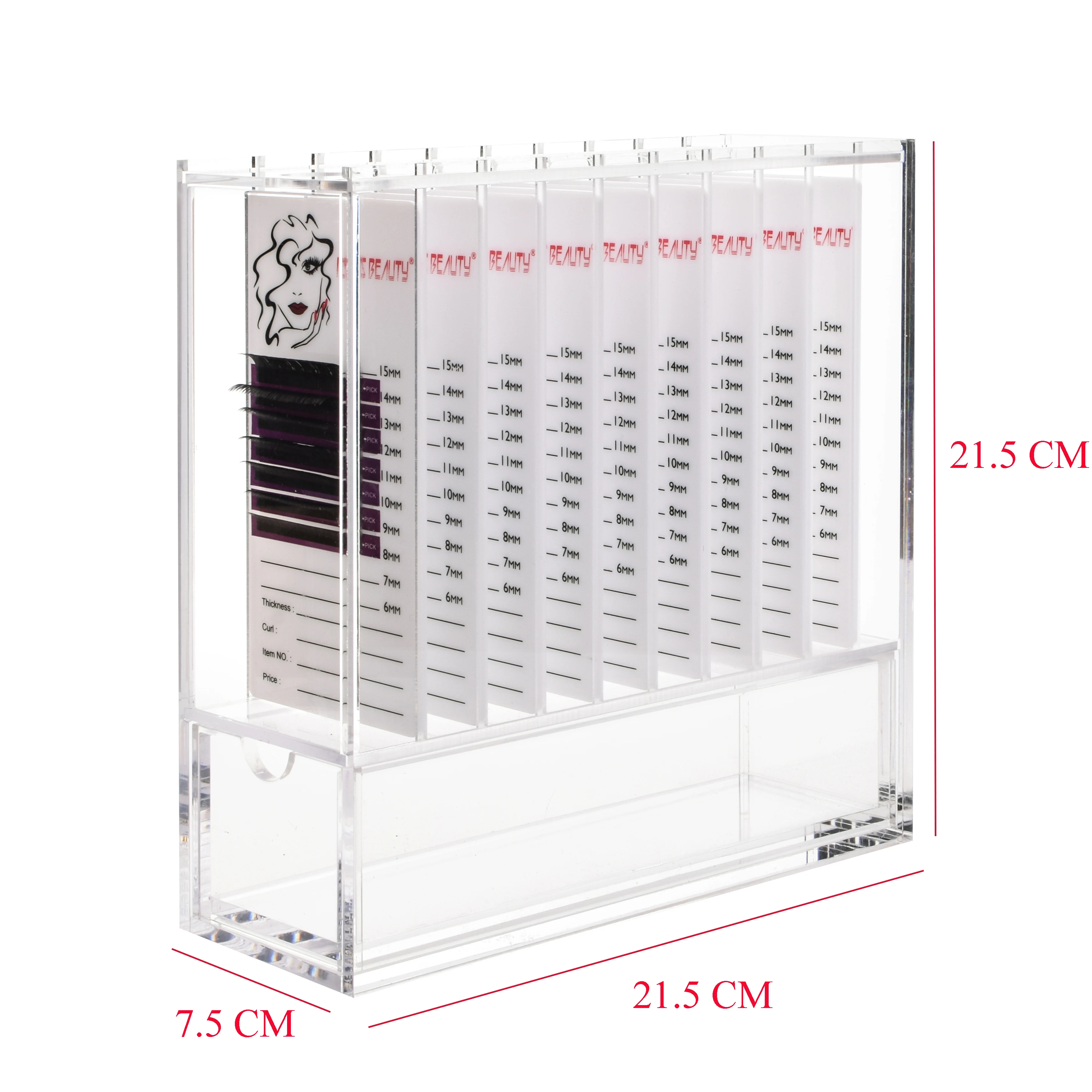 NEW Acrylic False Eyelashes Eye Lashes Storage Box Volume lash storage Makeup tools Case Organizer
NEW Acrylic False Eyelashes Eye Lashes Storage Box Volume lash storage Makeup tools Case Organizer