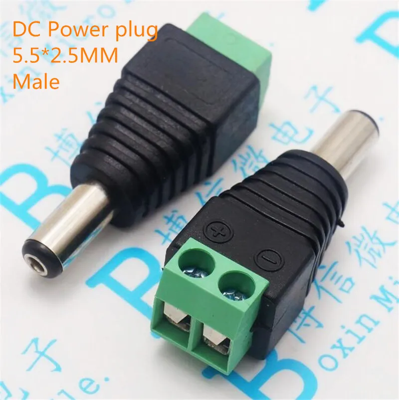 4PCS/Lot YT2137 No welding DC Plug 5.5 * 2.5 MM Male+Female Connector Power plug Monitor camera power connector
4PCS/Lot YT2137 No welding DC Plug 5.5 * 2.5 MM Male+Female Connector Power plug Monitor camera power connector