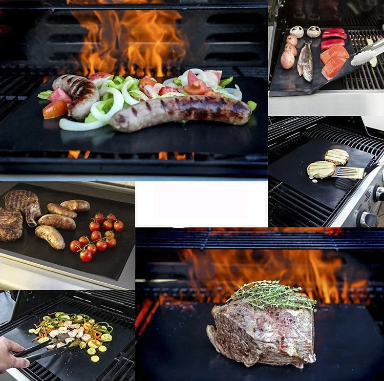 New Heat Resistant BBQ Grill Mat Copper Bakeware Mat Barbecue Roast Sheet Portable Easy Clean Cooking Grill Pad BBQ Accessory
New Heat Resistant BBQ Grill Mat Copper Bakeware Mat Barbecue Roast Sheet Portable Easy Clean Cooking Grill Pad BBQ Accessory
