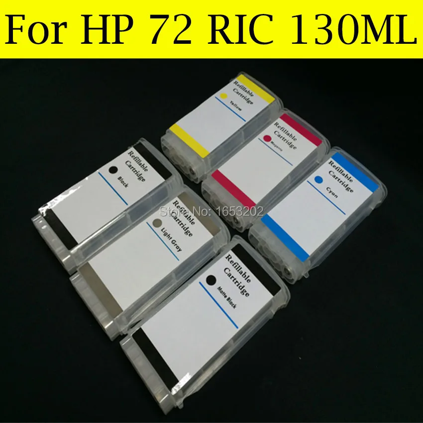 130ML HP72 Refill Ink Cartridge For HP 72 Use For HP T610/T620/T770/T1200T/1300/T790/T2300 C9403A C9397A Printer
130ML HP72 Refill Ink Cartridge For HP 72 Use For HP T610/T620/T770/T1200T/1300/T790/T2300 C9403A C9397A Printer