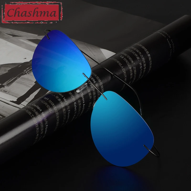 10g Light Prescription Sunglasses Polarized Men Mirror Coating UV 400 Protectio Lens Anti Glare Rimless Glasses for Driving
10g Light Prescription Sunglasses Polarized Men Mirror Coating UV 400 Protectio Lens Anti Glare Rimless Glasses for Driving