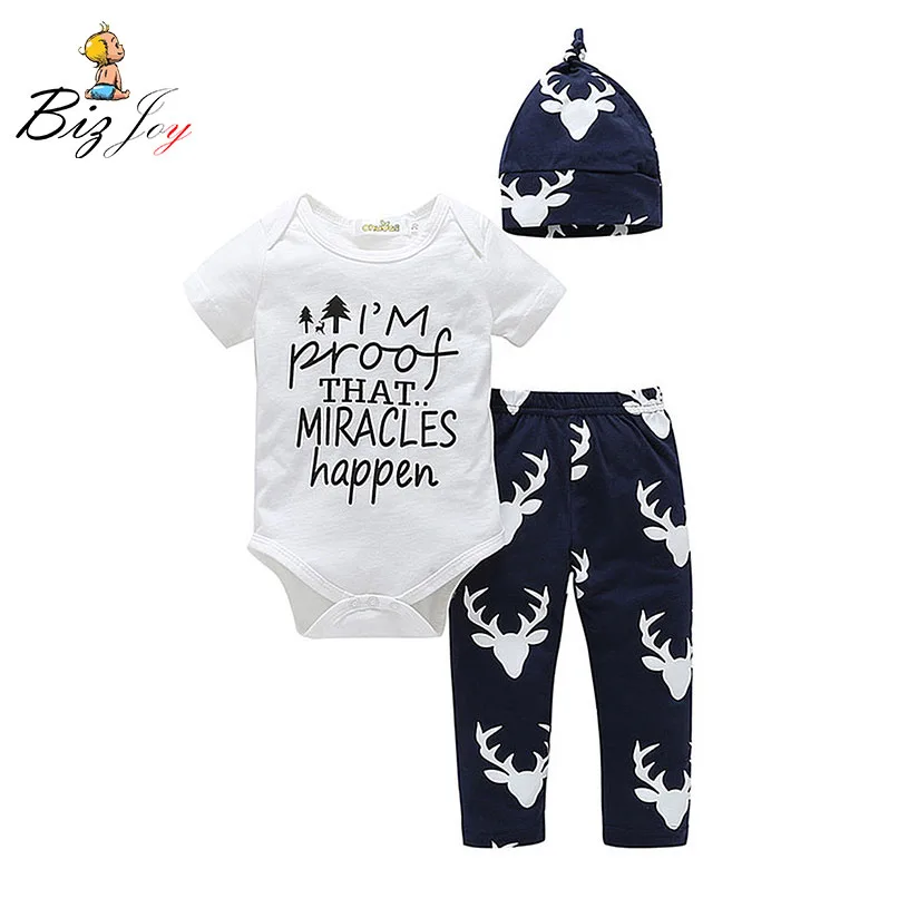 Baby Infant Clothes Set Print Deer Casual Toddler Boy Girl Clothing Short Sleeve Romper Tops Long Pants Hat 3PCS Set Play Mats
Baby Infant Clothes Set Print Deer Casual Toddler Boy Girl Clothing Short Sleeve Romper Tops Long Pants Hat 3PCS Set Play Mats