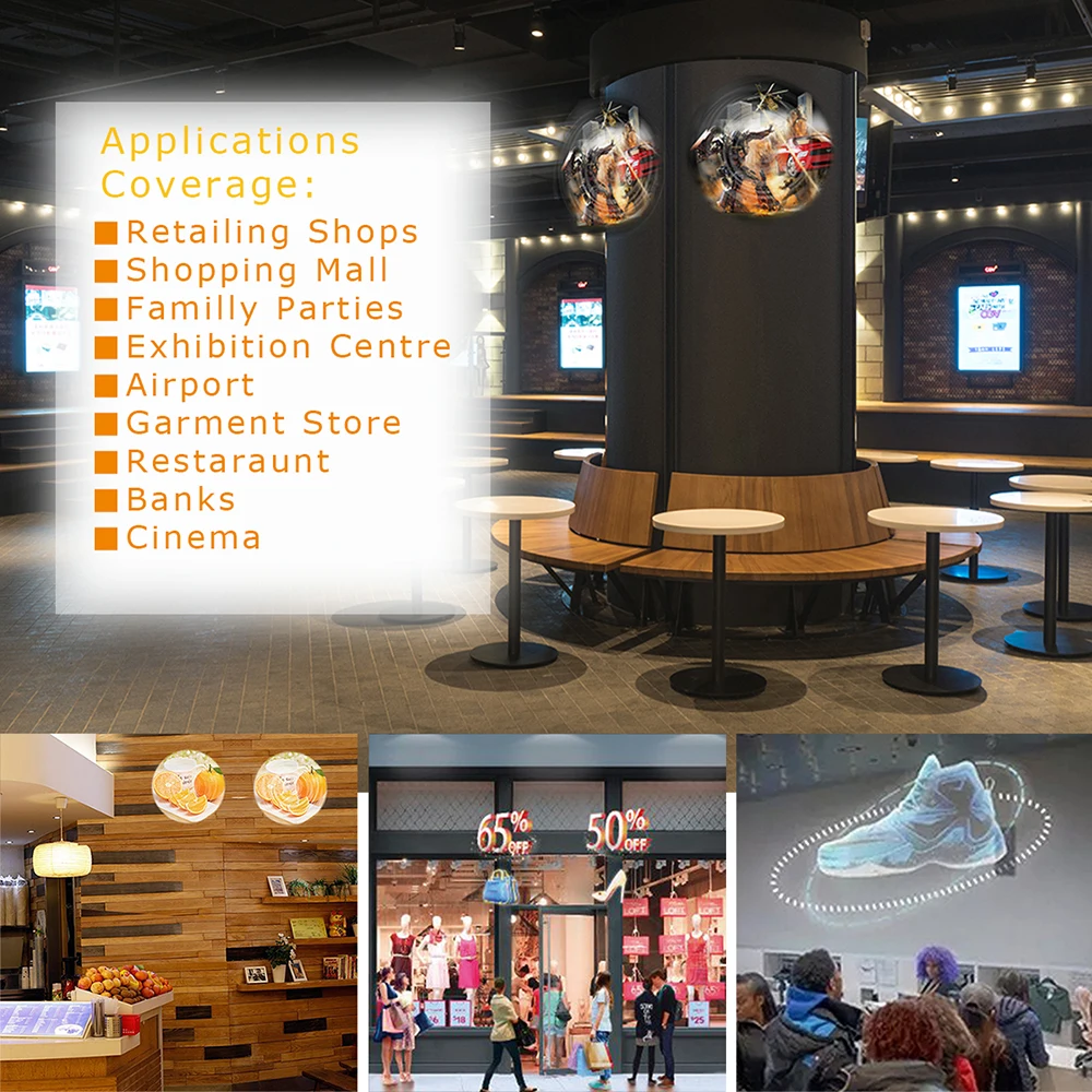 3D Hologram AD LED Fan Holographic Projector Display for Product Presentation ADS Exhibition Decoration
3D Hologram AD LED Fan Holographic Projector Display for Product Presentation ADS Exhibition Decoration