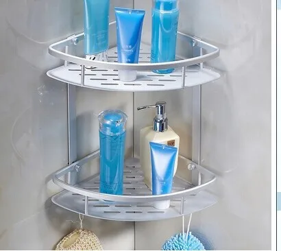 Bathroom shelf wall double layer triangle rack aluminum sheet tripod shelf space aluminum
Bathroom shelf wall double layer triangle rack aluminum sheet tripod shelf space aluminum