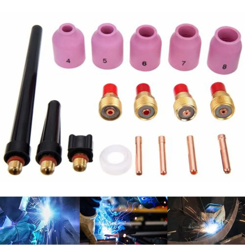 (Ship from US ) 17PCS TIG Welding Welder Torch Collet Gas Lens Glass Cup Kit For WP-17/18/26
(Ship from US ) 17PCS TIG Welding Welder Torch Collet Gas Lens Glass Cup Kit For WP-17/18/26