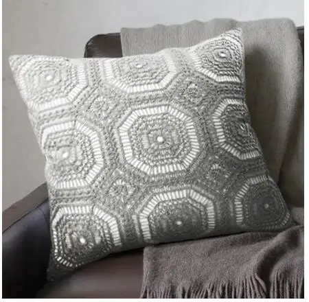Nordic lace embroidered grey cushion cover cotton canvas wool embroidered pillow cover throw pillowcase sofa decoration
Nordic lace embroidered grey cushion cover cotton canvas wool embroidered pillow cover throw pillowcase sofa decoration