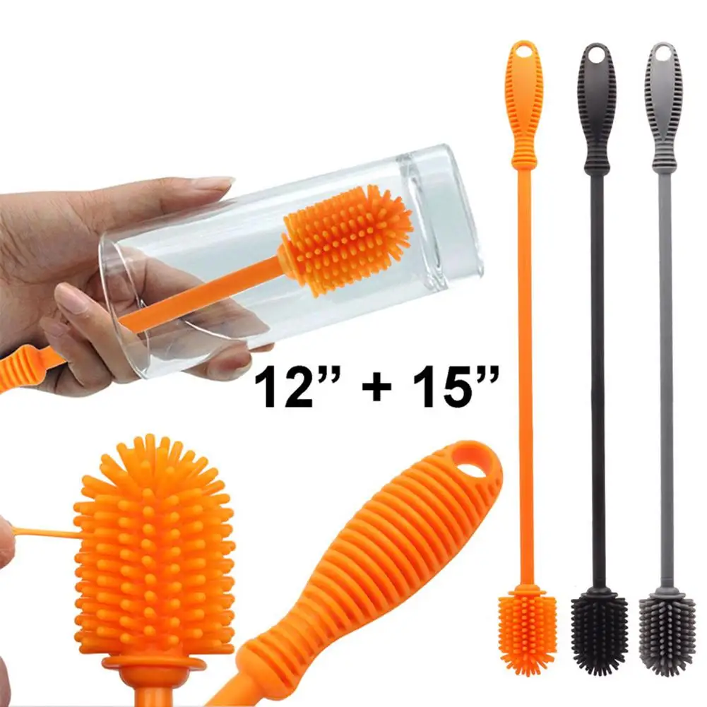 Orange Peeling Multifunction Silicone Wheel Brush 360 Degree Rotation Long Handle Baby Infant Feeding Bottle Cleaning Brush
Orange Peeling Multifunction Silicone Wheel Brush 360 Degree Rotation Long Handle Baby Infant Feeding Bottle Cleaning Brush