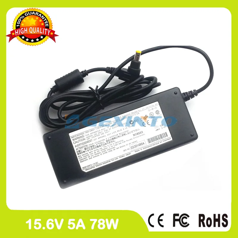 15.6V 5A laptop AC Adapter charger for Panasonic ToughBook CF-08 CF-18 CF-19 CF-19DC1AXS CF-28-P3 CF-AA1653A M1 M2 M3 M4 M5
15.6V 5A laptop AC Adapter charger for Panasonic ToughBook CF-08 CF-18 CF-19 CF-19DC1AXS CF-28-P3 CF-AA1653A M1 M2 M3 M4 M5