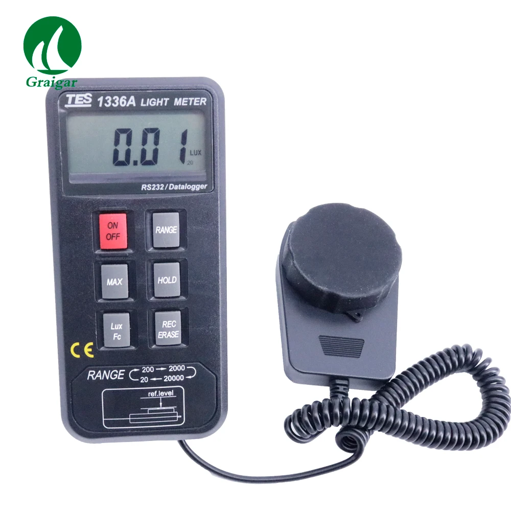 TES-1336A Data Logger Digital LUX Meter TES1336A Data Logging Light Meter With Memory Solar Power Meter by Fast Shipping
TES-1336A Data Logger Digital LUX Meter TES1336A Data Logging Light Meter With Memory Solar Power Meter by Fast Shipping