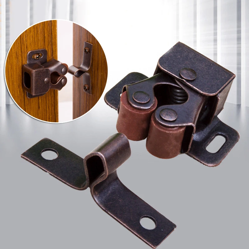 Double Roller Catch Cupboard Cabinet Door Latch Hardware Stainless Steel Door Clip Kitchen Bronze Silver Door Handle Home
Double Roller Catch Cupboard Cabinet Door Latch Hardware Stainless Steel Door Clip Kitchen Bronze Silver Door Handle Home