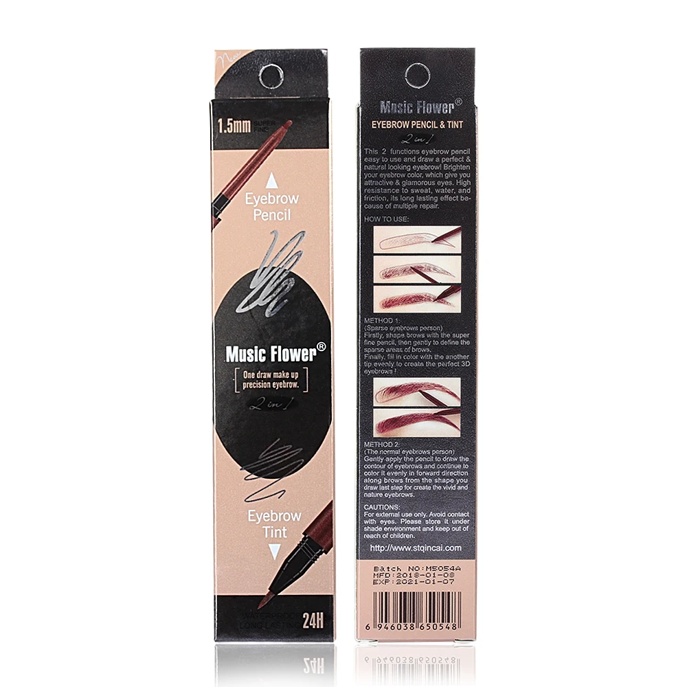 Eyebrow Pencil + Tint Eyebrow Liquid Waterproof 24H Long Lasting Eyebrow Tattoo Tint Pen Double Head Super Fine Brow Line Pen
Eyebrow Pencil + Tint Eyebrow Liquid Waterproof 24H Long Lasting Eyebrow Tattoo Tint Pen Double Head Super Fine Brow Line Pen