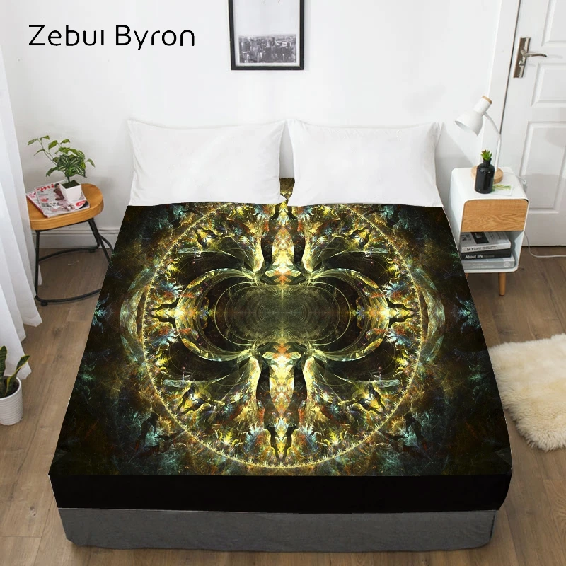 Fitted Sheet 150/180/200/160x200cm,3D HD Digital Print Custom Bed Sheet With Elastic,Mattress Cover Magic dream Green,drop ship
Fitted Sheet 150/180/200/160x200cm,3D HD Digital Print Custom Bed Sheet With Elastic,Mattress Cover Magic dream Green,drop ship