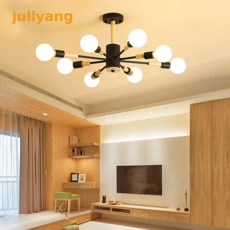 North woo LED Chandelier White black Lustre For Living Room Bedroom Wooden Hanging Lights Dining Lighitng for home decoration
North woo LED Chandelier White black Lustre For Living Room Bedroom Wooden Hanging Lights Dining Lighitng for home decoration