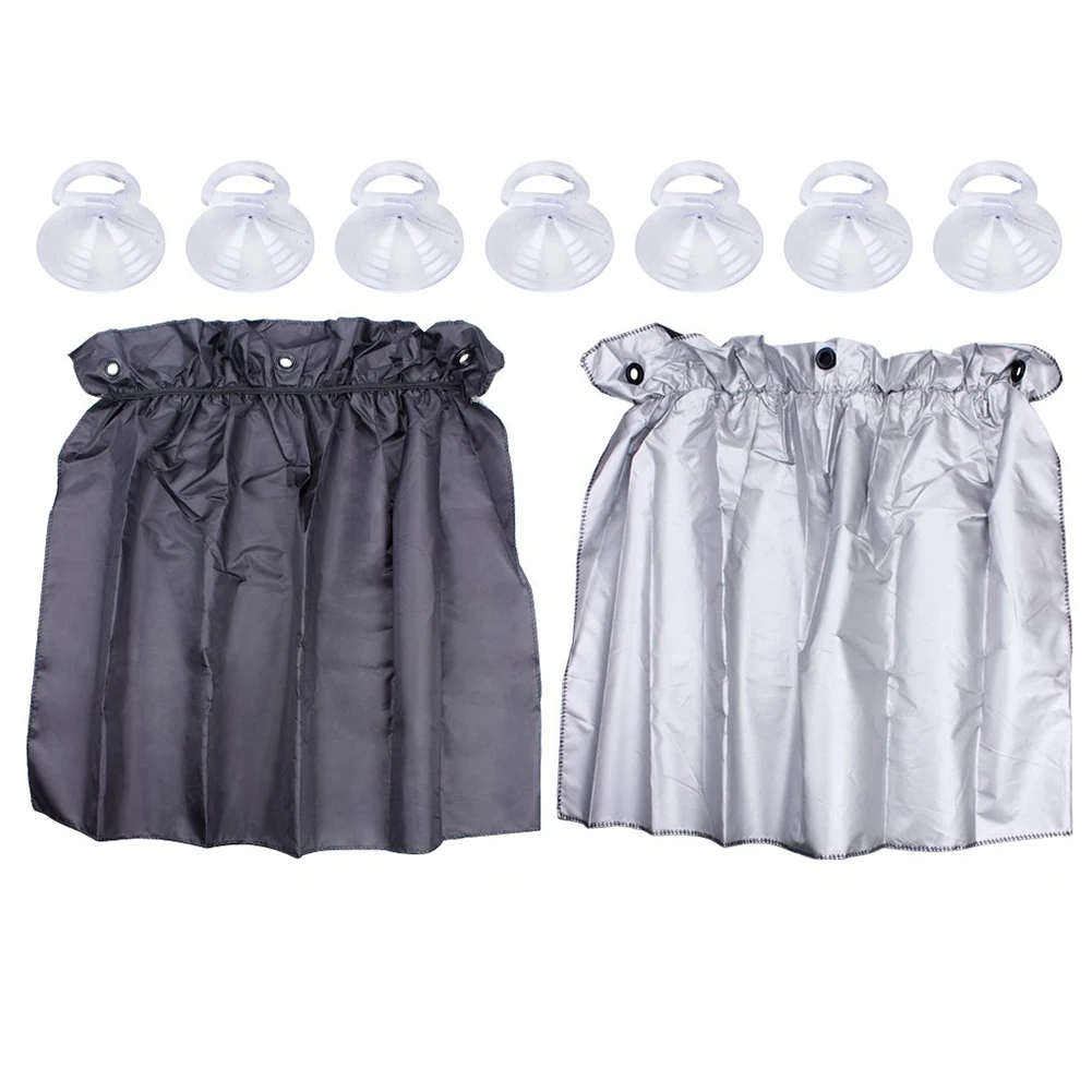 2pcs Car Shade Car Block Curtains Rear Side Window Curtain Suction Cup With Storage Bag Car Curtain Windshield Sunshade
2pcs Car Shade Car Block Curtains Rear Side Window Curtain Suction Cup With Storage Bag Car Curtain Windshield Sunshade
