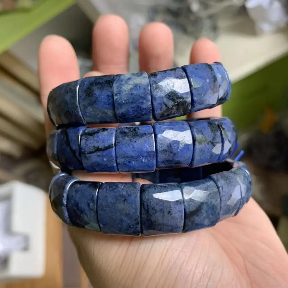 blue natural dumortierite stone beads bracelet natural gem stone jewelry bangle for woman for gift wholesale !
blue natural dumortierite stone beads bracelet natural gem stone jewelry bangle for woman for gift wholesale !