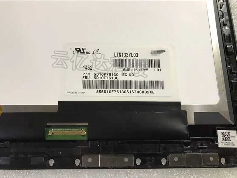 For Lenovo IdeaPad Yoga 2 Pro 13 LTN133YL01 03 Full LCD Display Panel Monitor Digitizer Touch Screen Glass Assembly with Frame
For Lenovo IdeaPad Yoga 2 Pro 13 LTN133YL01 03 Full LCD Display Panel Monitor Digitizer Touch Screen Glass Assembly with Frame