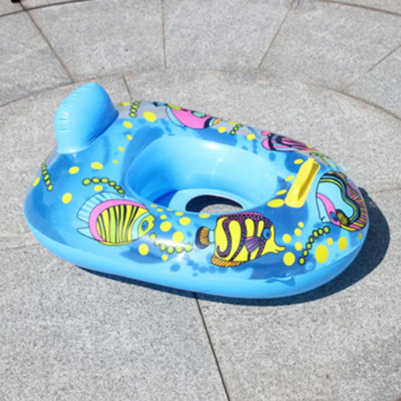 Летний детский бассейн для купания 1 шт. Открытое кольцо поплавок с героями