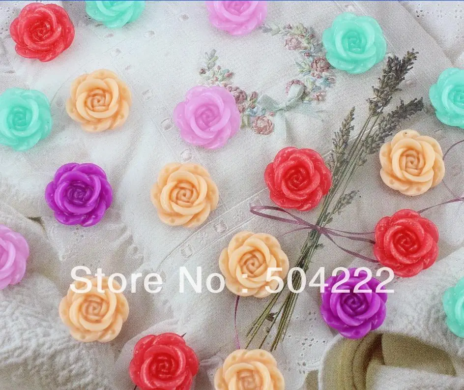 300pcs Flatback multicolor Resin rose flower Cabochons 13mm DIY, scrapbook, hair bow, flower centers, cell phone eco friendly
300pcs Flatback multicolor Resin rose flower Cabochons 13mm DIY, scrapbook, hair bow, flower centers, cell phone eco friendly