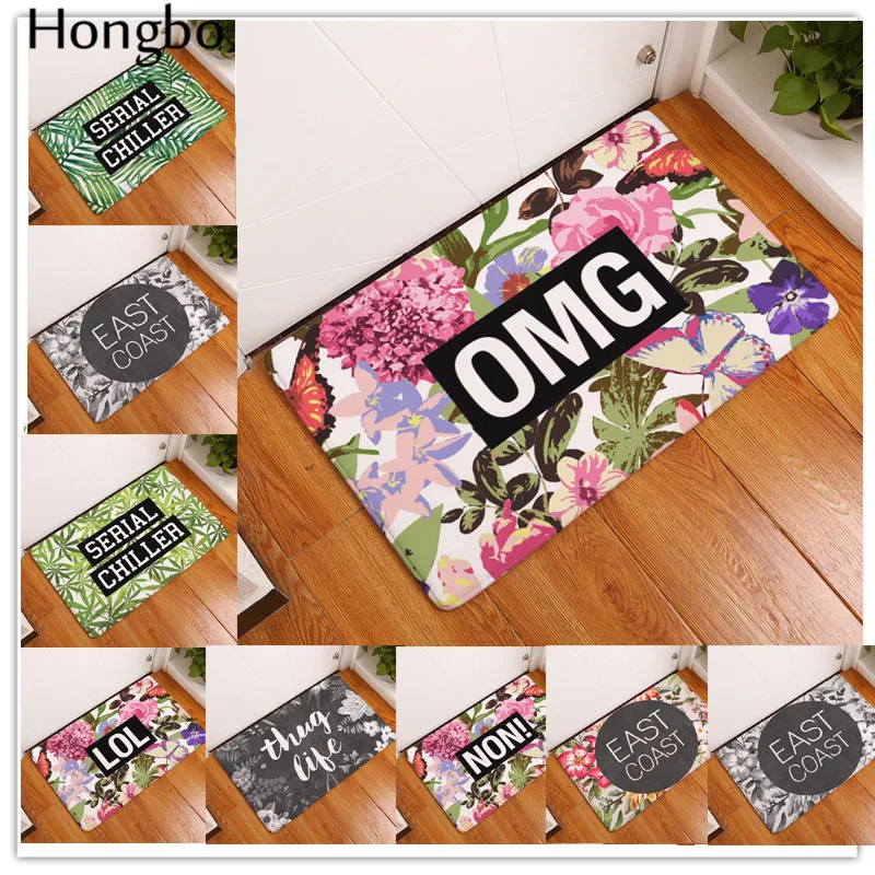 Hongbo New Home Carpet Non Slip Door Floral Pattern Floor Mats Hall Rugs Kitchen Bathroom Carpet Decor Doormat for Entrance Door
Hongbo New Home Carpet Non Slip Door Floral Pattern Floor Mats Hall Rugs Kitchen Bathroom Carpet Decor Doormat for Entrance Door