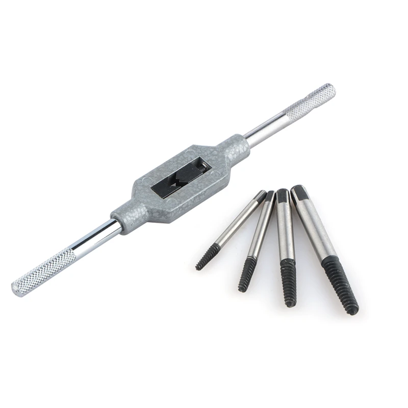 5PCS Cr-Mo Screw Extractor Broken Bolt Remover Drill Guide Bits Set With Holder Frame Tools
5PCS Cr-Mo Screw Extractor Broken Bolt Remover Drill Guide Bits Set With Holder Frame Tools